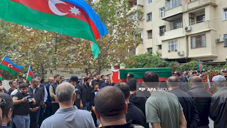    Füzulidə yol qəzasında həlak olan polislə vida mərasimi keçirilir   