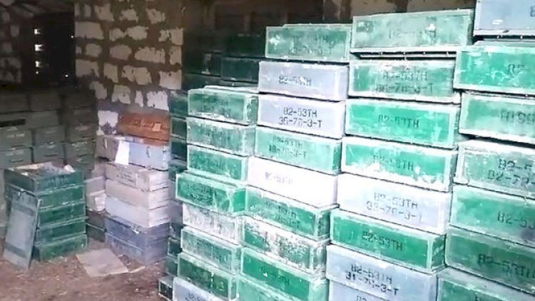    Kəlbəcərdə sursat anbarı aşkar olundu - Video   