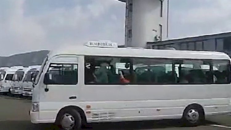    12 avtobus erməni Xankəndidən yola salındı– VİDEO   