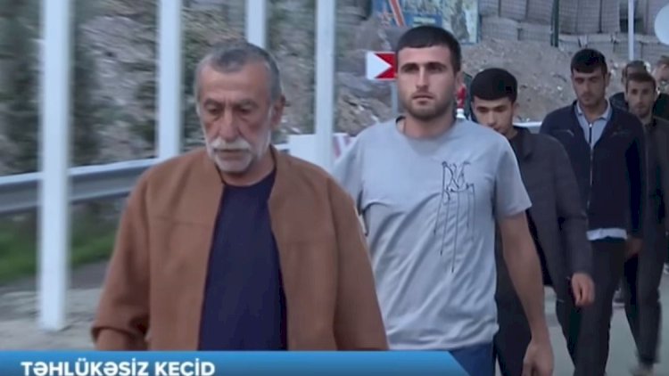    AzTV Qarabağı tərk edən ermənilərlə bağlı video yaydı   
