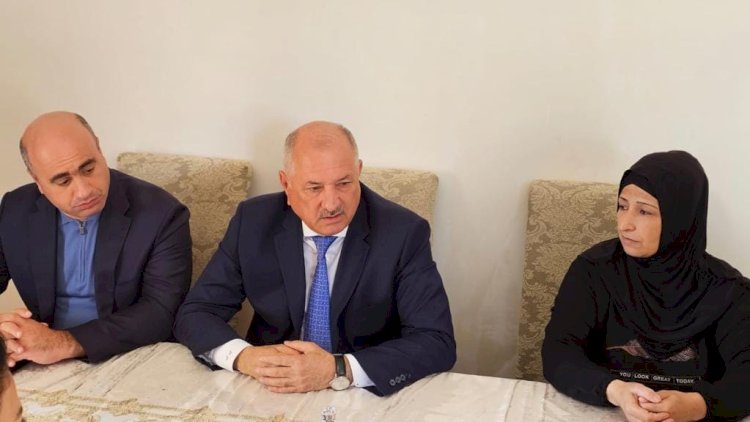    Suraxanıda anım günündə şəhidin ailəsi ziyarət edildi   - Fotolar