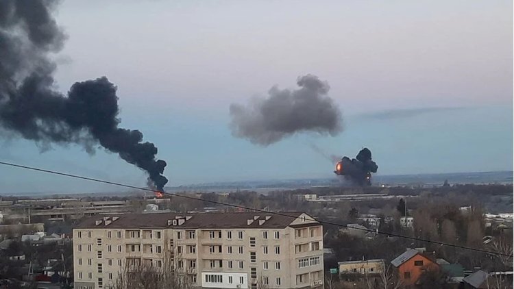    Rusiya Ukraynanın bu iki şəhərini bombaladı    