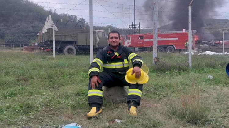    Xankəndi sakini illər sonra öz torpağında yanğını söndürdü - Foto   
