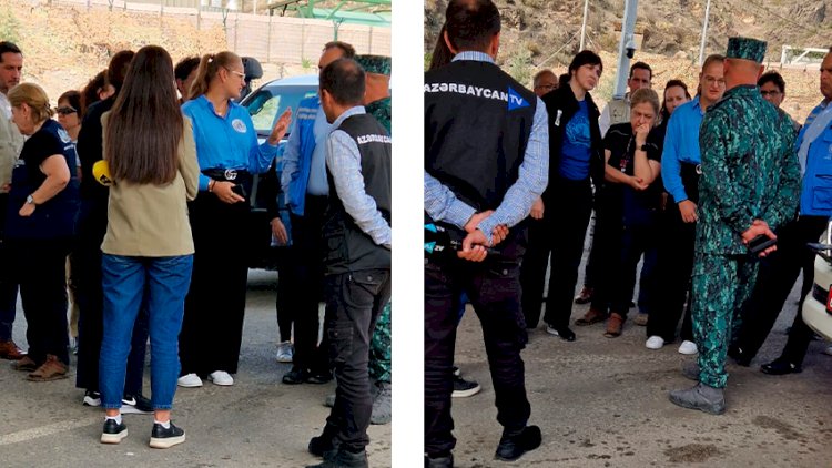    BMT nümayəndələri Laçın sərhəd-keçid məntəqəsində - Fotolar   