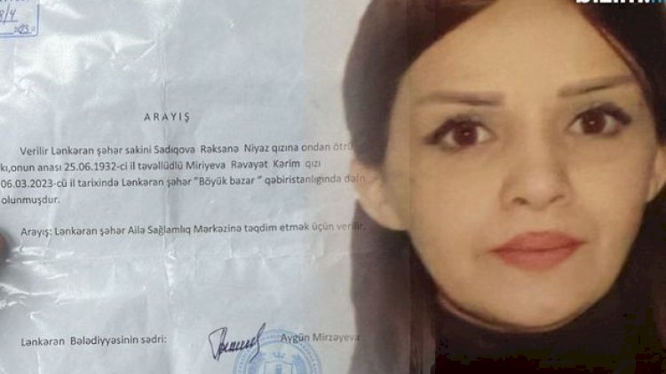    Ölən şəxs barəsində saxta arayış verən bələdiyyə sədri işdən çıxarıldı   