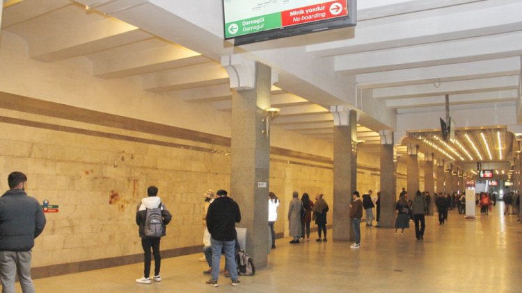    Bakı metrosunda sərnişinlərin sayı artıb - Statistika   