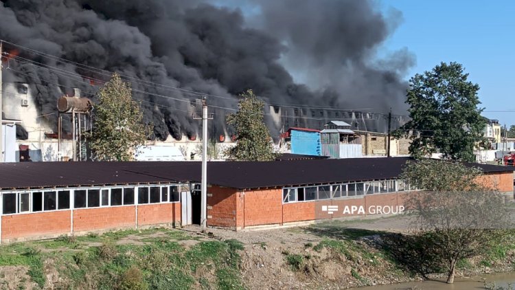   Masallı bazarında yanğın başlayıb   