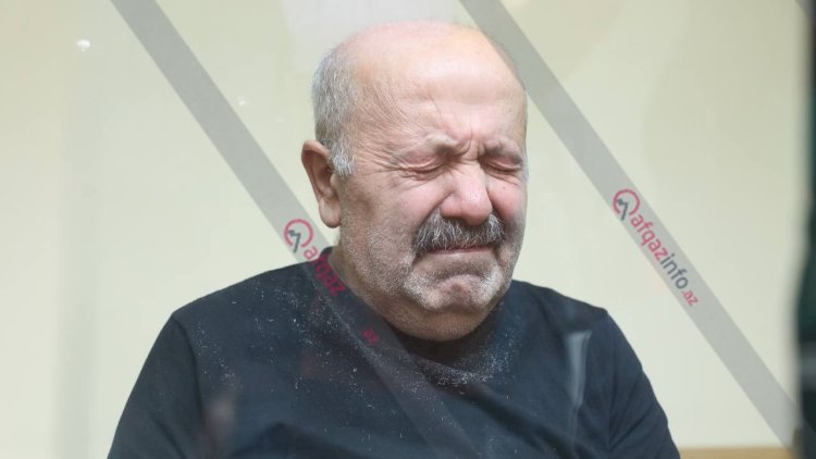    Vaqif Xaçaturyan məhkəmədə ağladı - FOTO   