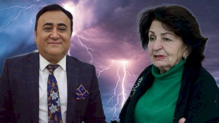   Kübra Əliyeva Elgizin verilişinə bu vəziyyətdə çıxdı    - Video