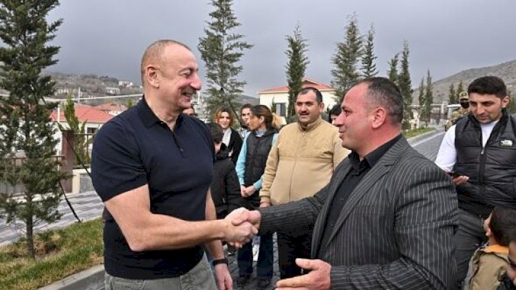    Prezident Füzulidə rayon sakinləri ilə görüşdü    