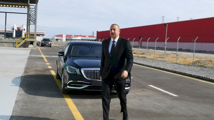    İlham Əliyev Sumqayıtda xəstəxana açılışında    
