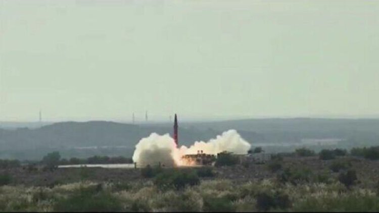    Pakistan ballistik raketini sınaqdan keçirdi   