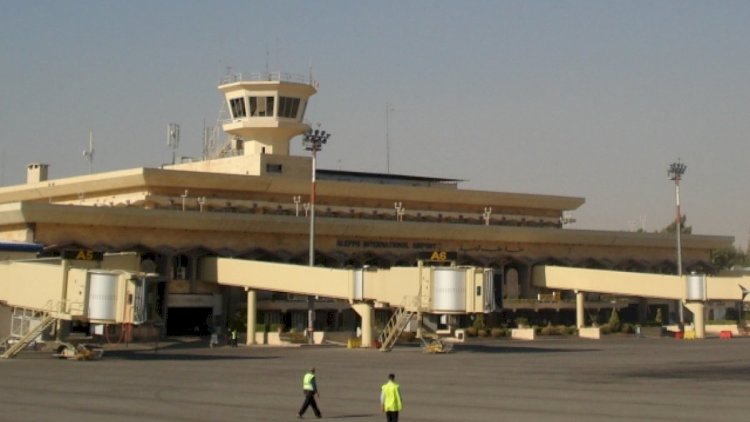    İsrail Hələb aeraportunu yenidən bombaladı   