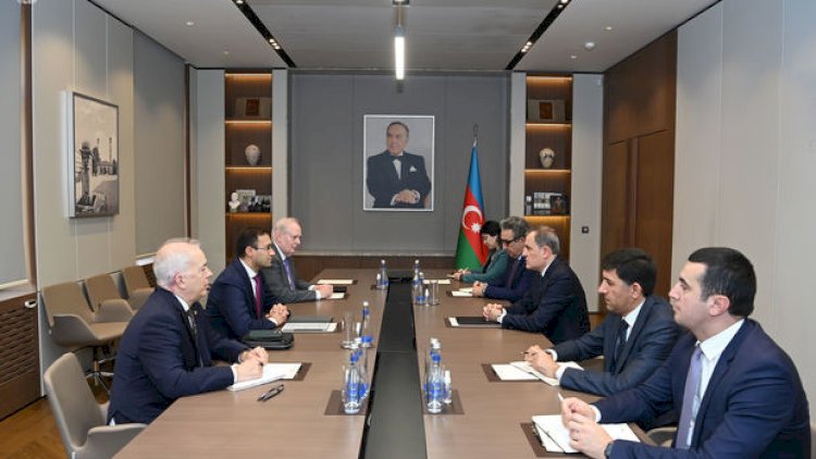    Ceyhun Bayramov “Caspian Policy Center”in nümayəndə heyəti ilə görüşdü   