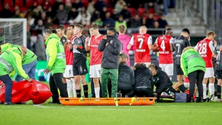    Futbolçu huşunu itirdi, oyun yarımçıq dayandırıldı   