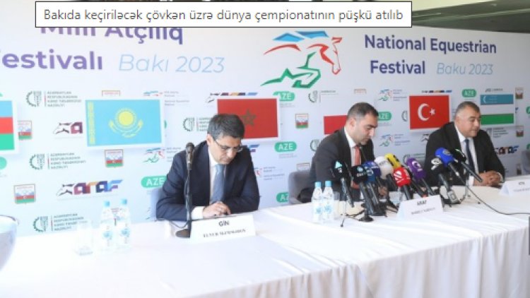    Bakıda keçiriləcək çövkən üzrə dünya çempionatının püşkü atıldı   