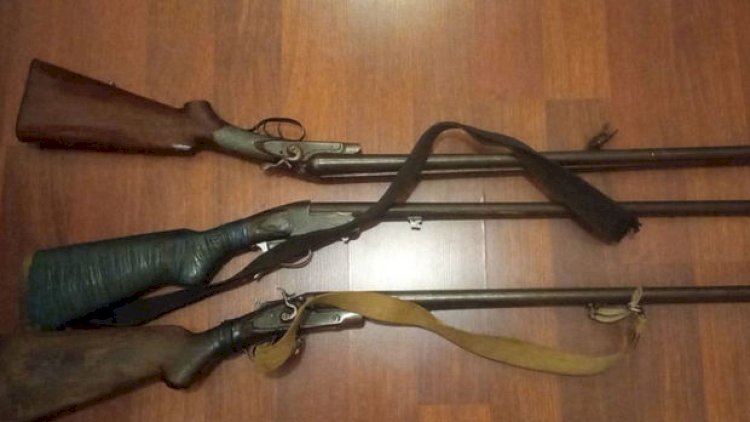    Zaqatala sakinlərindən qanunsuz saxladıqları odlu silahlar götürüldü   