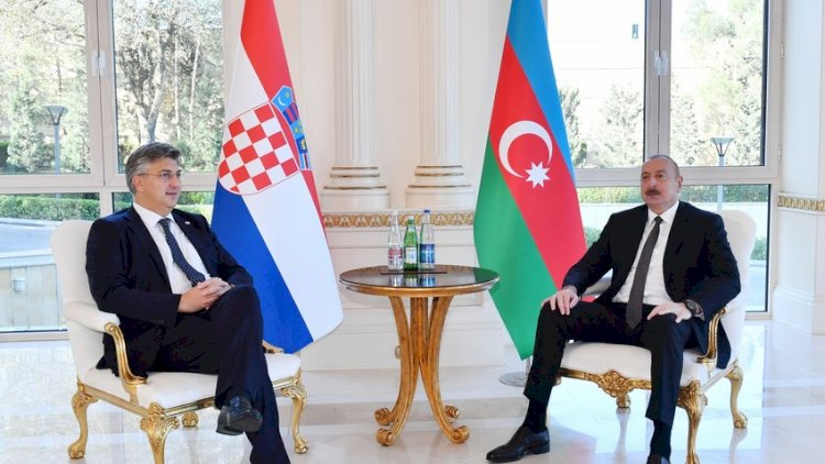    Prezident Xorvatiyanın Baş naziri ilə regional məsələləri müzakirə etdi   