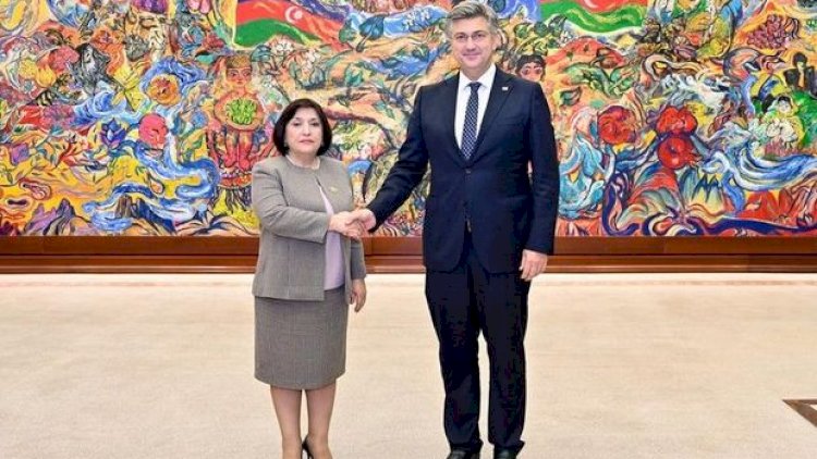    Sahibə Qafarova Xorvatiyanın Baş naziri ilə görüşdü   