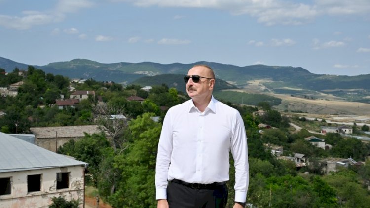    Azərbaycan Prezidenti və birinci xanım Şuşada   