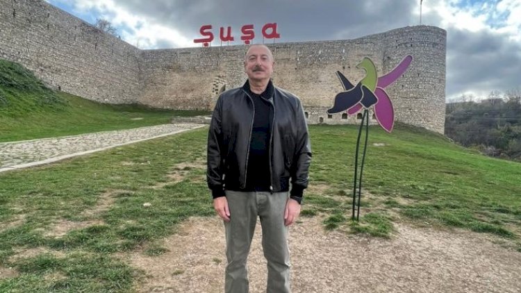    Mehriban Əliyeva Şuşadan fotolar paylaşdı   