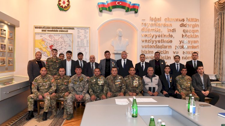    Dövlət Komitəsində Vətən müharibəsi iştirakçıları ilə görüş keçirildi   