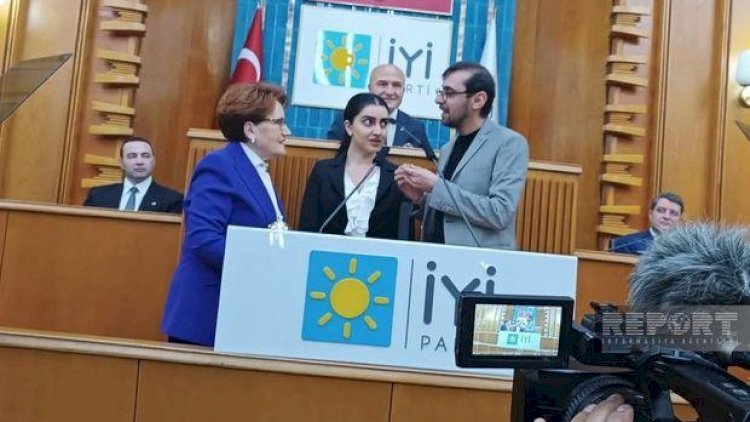    Meral Akşenerə Qarabağ torpağı təqdim olundu   