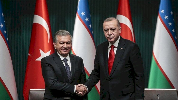    Ərdoğan Mirziyoyevlə görüşdü   
