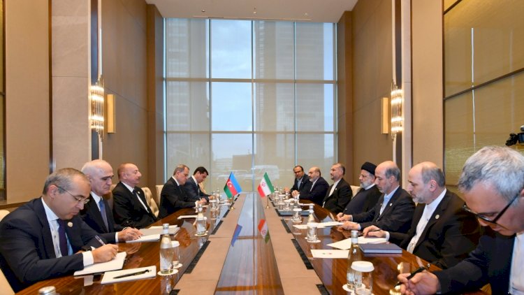    Azərbaycan və İran prezidentləri görüşdülər - FOTO    