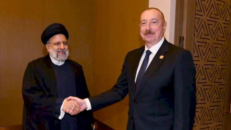    İlham Əliyev İbrahim Rəisi ilə görüşdü   