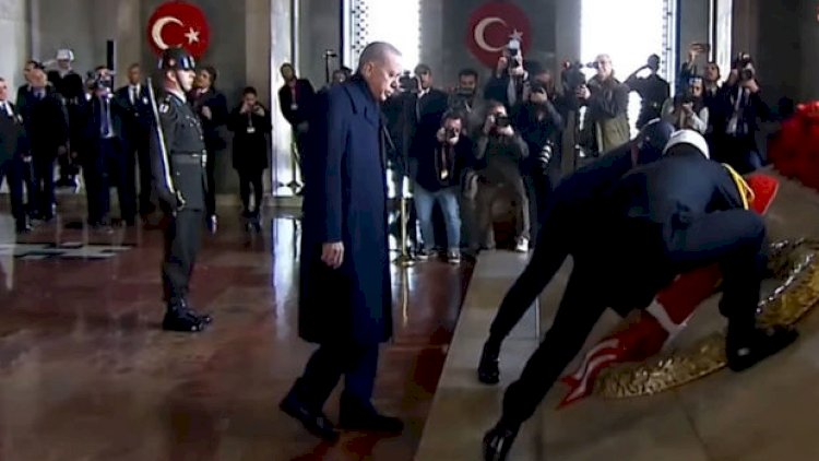    Atatürkün anım günündə Ərdoğan Anıtqəbiri ziyarət edib – VİDEO   