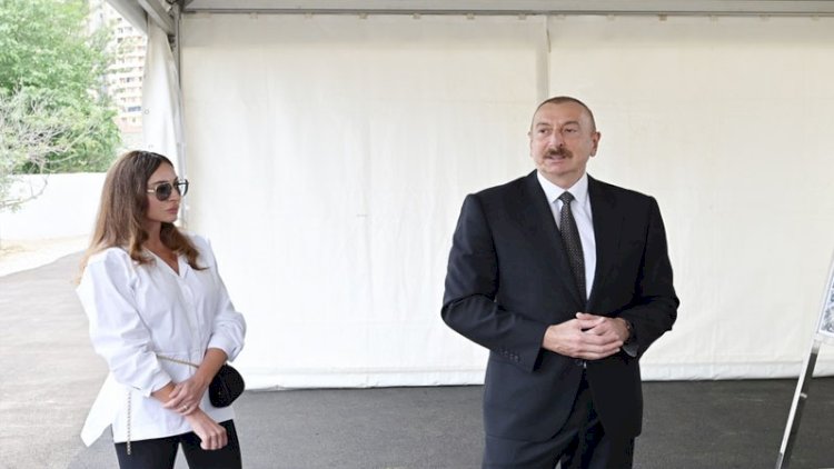    Prezident və birinci xanım İsmayıllıda açılışda    