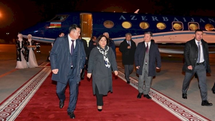    Sahibə Qafarova Qırğız Respublikasına işgüzar səfərdədir   