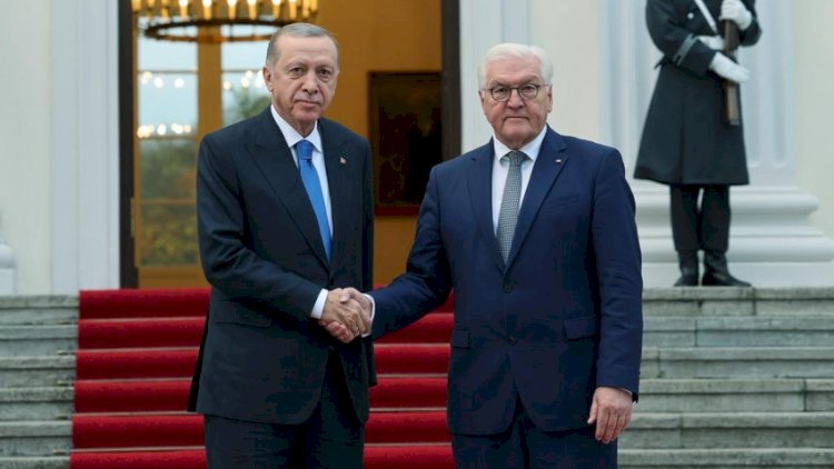    Ərdoğanın Almaniya Prezidenti ilə görüşü başladı   