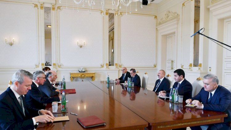    Prezident Əliyev Böyük Britaniyanın dövlət nazirini qəbul etdi   