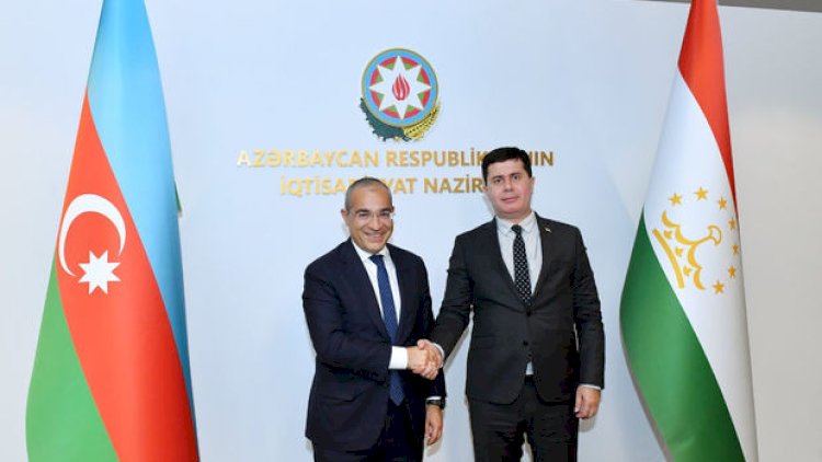    Mikayıl Cabbarov tacikistanlı həmkarı ilə görüşdü   