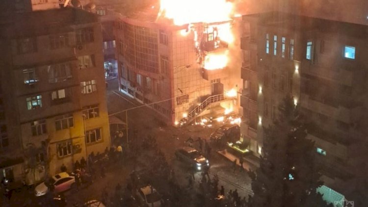    Binəqədi rayonunda obyekt yanır   