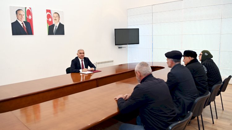    “Azərişıq” sədri Şabranda vətəndaşları qəbul etdi   