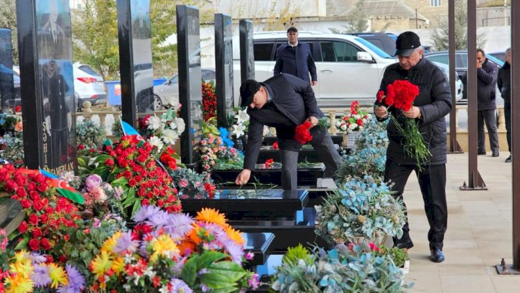    Suraxanıda şəhidin anım günü qeyd edildi   - Fotolar