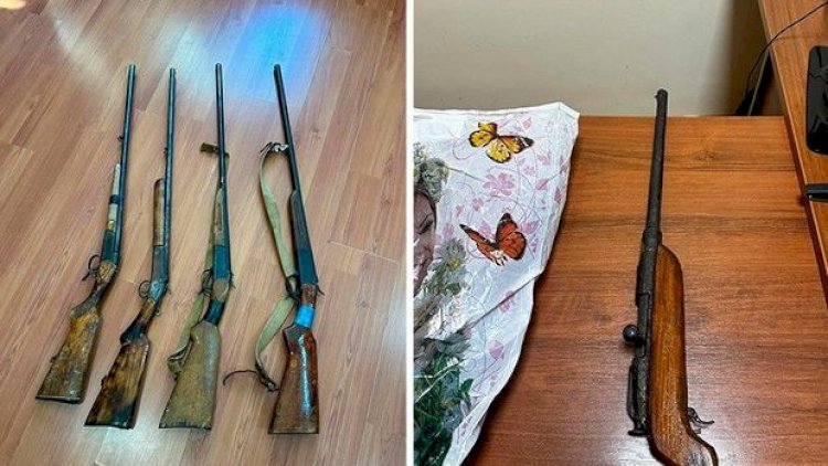    Göygöldə vətəndaşlar odlu silahları polisə təhvil verdilər   