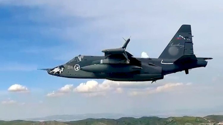    Su-25ML tipli təyyarələrdən təlim atışları icra edilib - VİDEO   