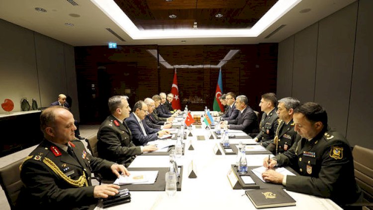    Azərbaycan və Türkiyə müdafiə nazirlərinin görüşü keçirildi - Fotolar   