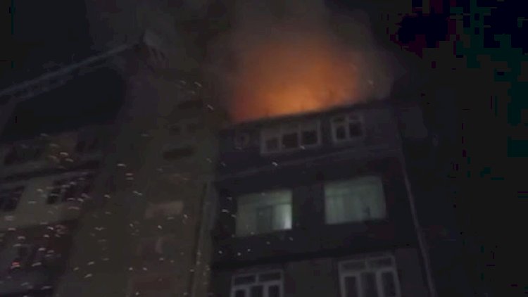    Bakıda yaşayış binasında yanğın:   15 nəfər təxliyə edildi