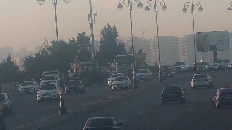    8 Noyabr prospekti - Zığ yolu təmir olunur   