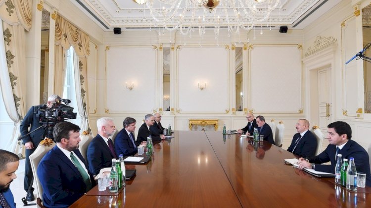    İlham Əliyev Blinkenin köməkçisini qəbul etdi   