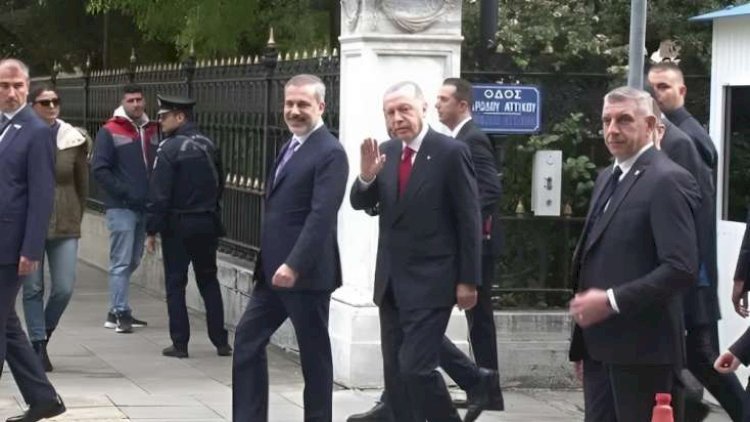    Ərdoğanın Afinaya apardığı mühafizəçi diqqət çəkdi    