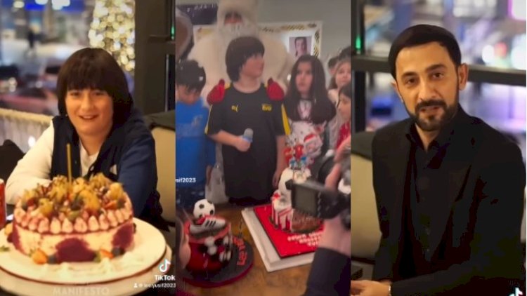    Rəşad Dağlının oğlu özünə ad günü keçirdi - Video   