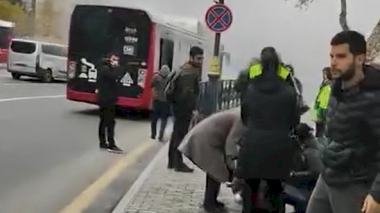    Bakıda avtobusda kondisioner partladı - Video   