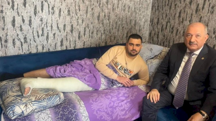    İcra başçısı qazini evində ziyarət etdi   - Fotolar