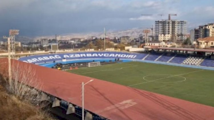    Xankəndi stadionundan son görüntülər - Video   